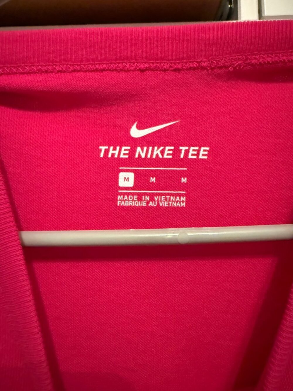 Nike The Nike Tee Men's M Pink Embroidered Logo